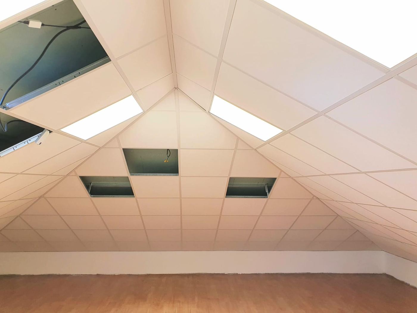 Plafond réalisé par Réunion Plaquiste Pro