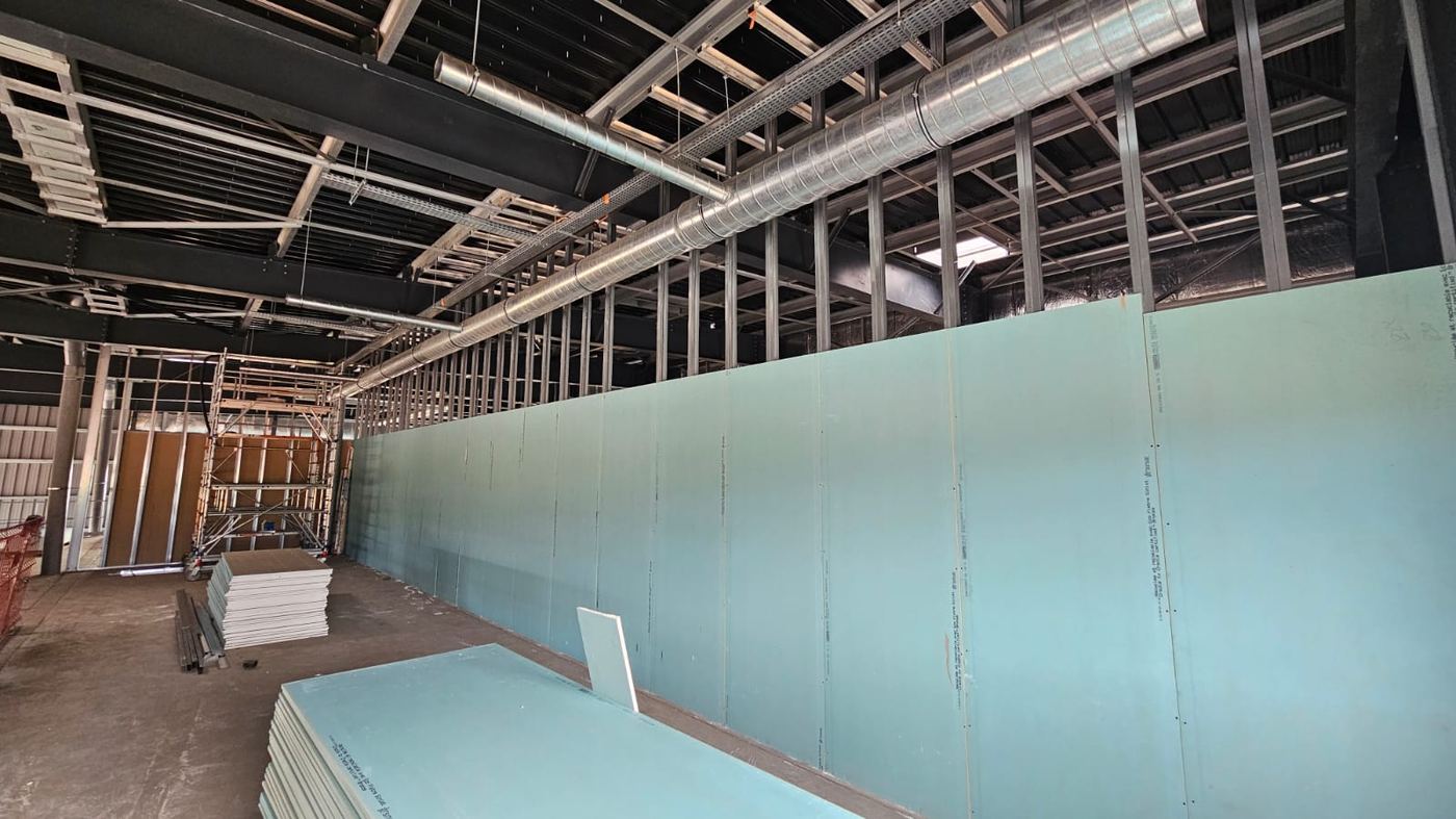 Chantier tertiaire de grande envergure